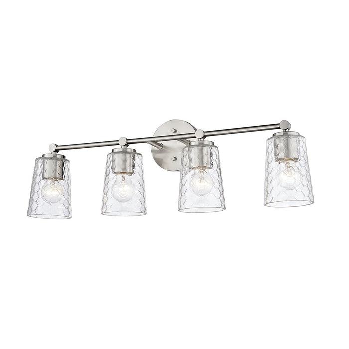 Millennium Lighting Ashli 4Lt Vanity, Brushed Nickel