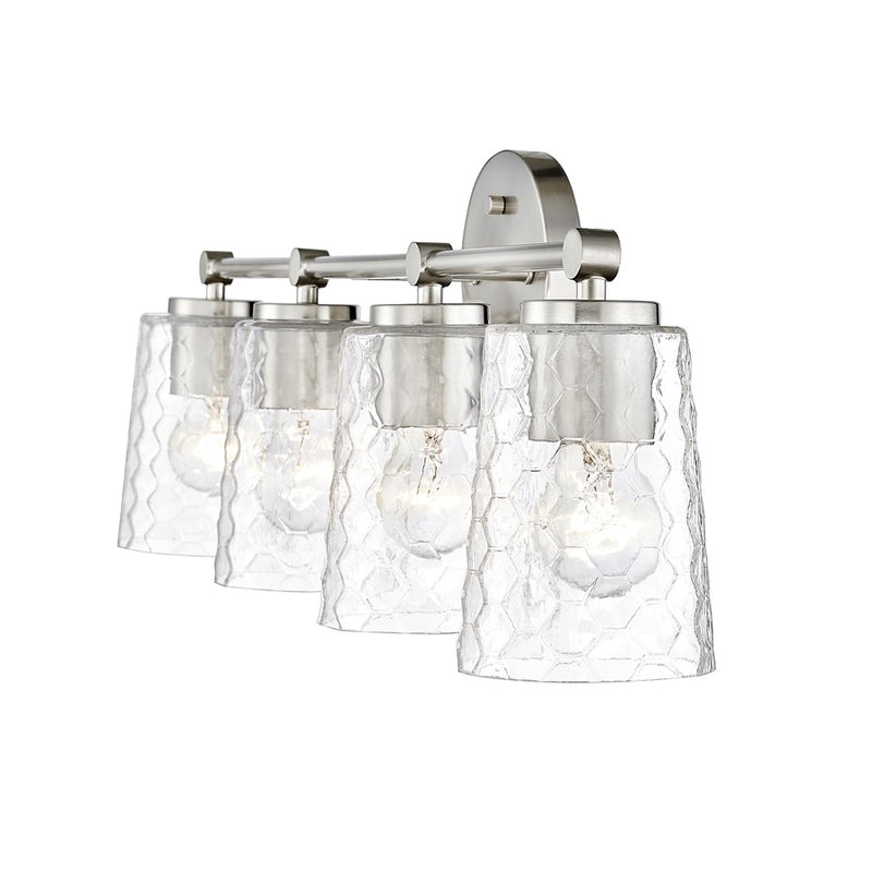 Millennium Lighting Ashli 4Lt Vanity, Brushed Nickel