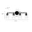 Millennium Lighting Ashli 4Lt Bathroom Vanity Light, Matte Black/Clear