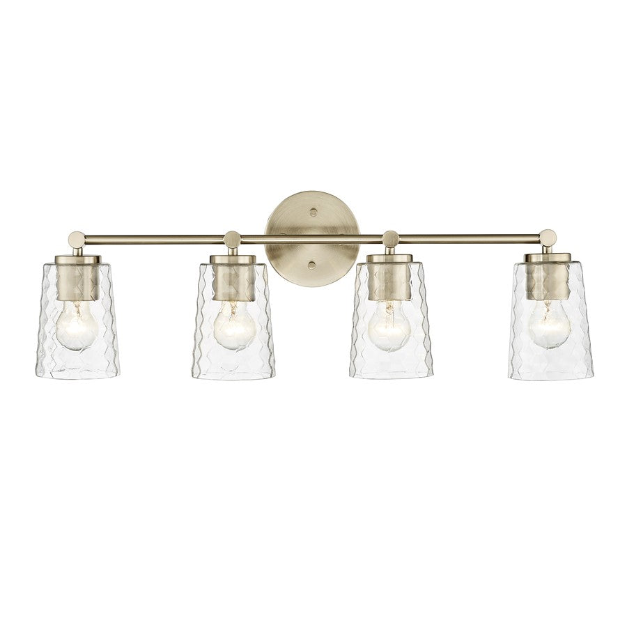 Millennium Lighting Ashli 4Lt Vanity, Modern Gold - 9234-MG