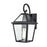 Millennium Lighting Eston 1Lt 14" Outdoor Wall Sconce, Black/Clear