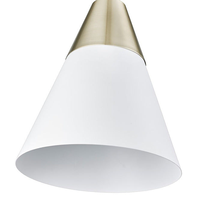 Millennium Lighting Annos 1Lt Pendant, White/Modern Gold
