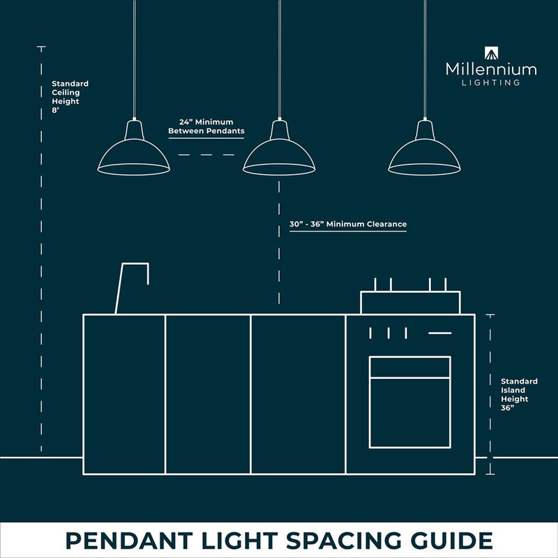 Millennium Lighting Annos 1Lt Pendant, White/Modern Gold