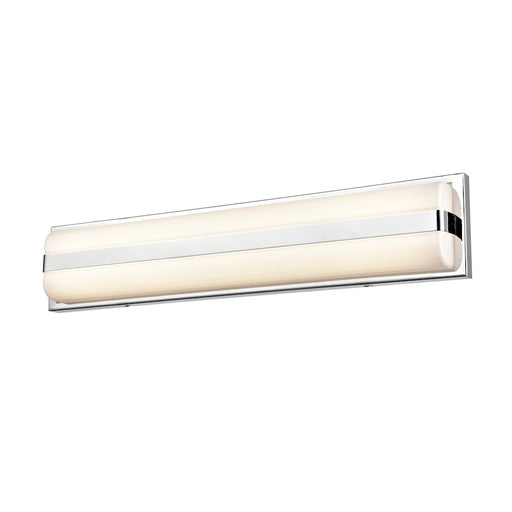 Millennium Lighting 1 Light Linear LED Bath Vanity, Chrome/Frosted