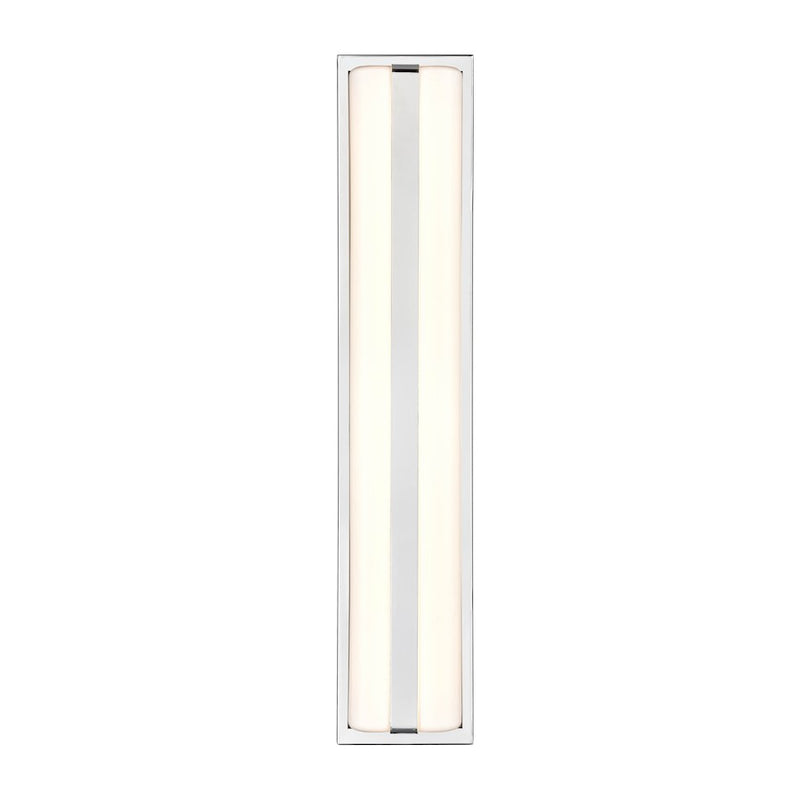 Millennium Lighting 1 Light Linear LED Bath Vanity, Chrome/Frosted