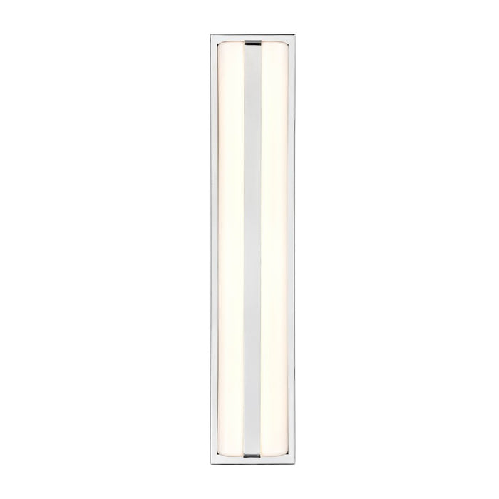 Millennium Lighting 1 Light Linear LED Bath Vanity, Chrome/Frosted