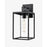 Millennium Ellway 1Lt 16" Outdoor Wall Sconce/Square, Black/Clear