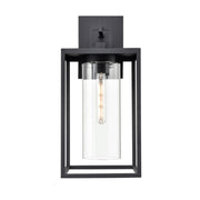 Millennium Lighting Ellway 1Lt 20" Outdoor Wall Sconce, Black/Clear - 93131-TBK