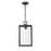 Millennium Lighting Ellway 1Lt Outdoor Hanging Lantern, Black/Clear - 93141-TBK