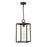 Millennium Lighting Ellway 1Lt Outdoor Hanging Lantern, Black/Clear