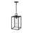 Millennium Lighting Ellway 1Lt Outdoor Hanging Lantern, Black/Clear