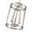 Millennium Lighting Aydenn 3Lt Pendant, Brushed Nickel/Clear