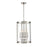 Millennium Lighting Aydenn 4 Light 25" Pendant, Brushed Nickel/Clear - 94004-BN
