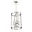 Millennium Lighting Aydenn 4 Light 25" Pendant, Brushed Nickel/Clear
