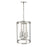 Millennium Lighting Aydenn 4 Light 25" Pendant, Brushed Nickel/Clear