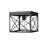 Millennium Lighting 1Lt Flushmount, Black