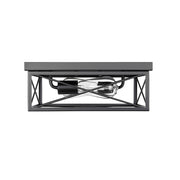 Millennium Lighting 2Lt Flushmount, Black - 94102-MB