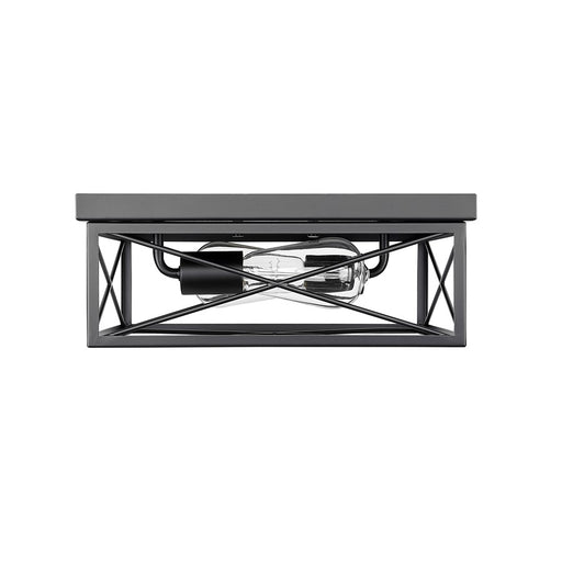 Millennium Lighting 2Lt Flushmount, Black - 94102-MB