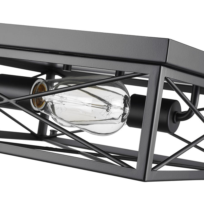Millennium Lighting 2Lt Flushmount, Black