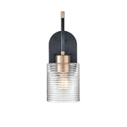 Millennium Lighting Renitta 1Lt Wall Sconce, Black/Modern Gold - 9411-MB-MG