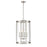 Millennium Lighting Aydenn 4 Light 21" Pendant, Brushed Nickel/Clear - 94201-BN