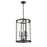 Millennium Lighting Aydenn 4 Light 21" Pendant, Matte Black/Clear