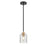 Millennium Lighting Renitta 1Lt Mini-Pendant, Black/Modern Gold