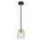 Millennium Lighting Renitta 1Lt Mini-Pendant, Black/Modern Gold