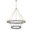 Millennium Lighting Carruth 15Lt Chandelier, Black/Modern Gold - 95015-MB-MG