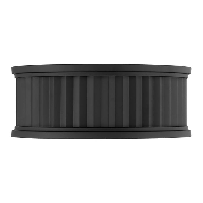 Millennium Lighting Corvella 2 Light Flush Mount, Matte Black