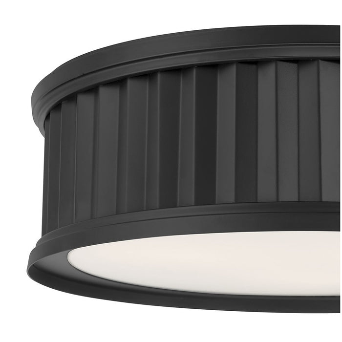 Millennium Lighting Corvella 2 Light Flush Mount, Matte Black