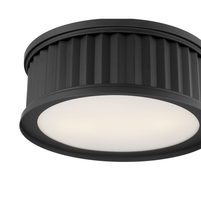 Millennium Lighting Corvella 2 Light Flush Mount, Matte Black