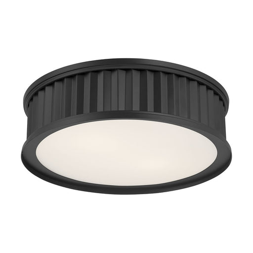 Millennium Lighting Corvella 3 Light Flush Mount, Matte Black - 9503-MB