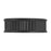 Millennium Lighting Corvella 3 Light Flush Mount, Matte Black