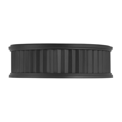 Millennium Lighting Corvella 3 Light Flush Mount, Matte Black