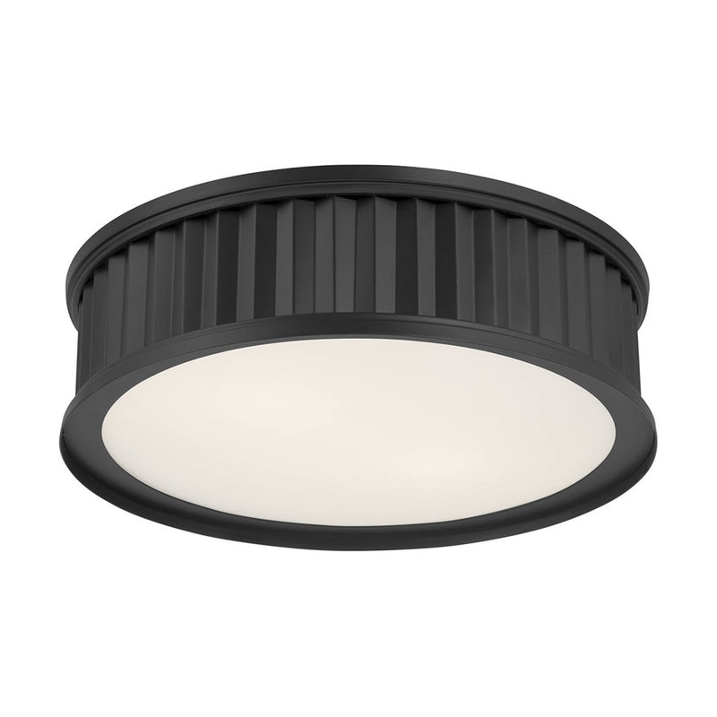 Millennium Lighting Corvella 3 Light Flush Mount, Matte Black