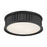 Millennium Lighting Corvella 3 Light Flush Mount, Matte Black