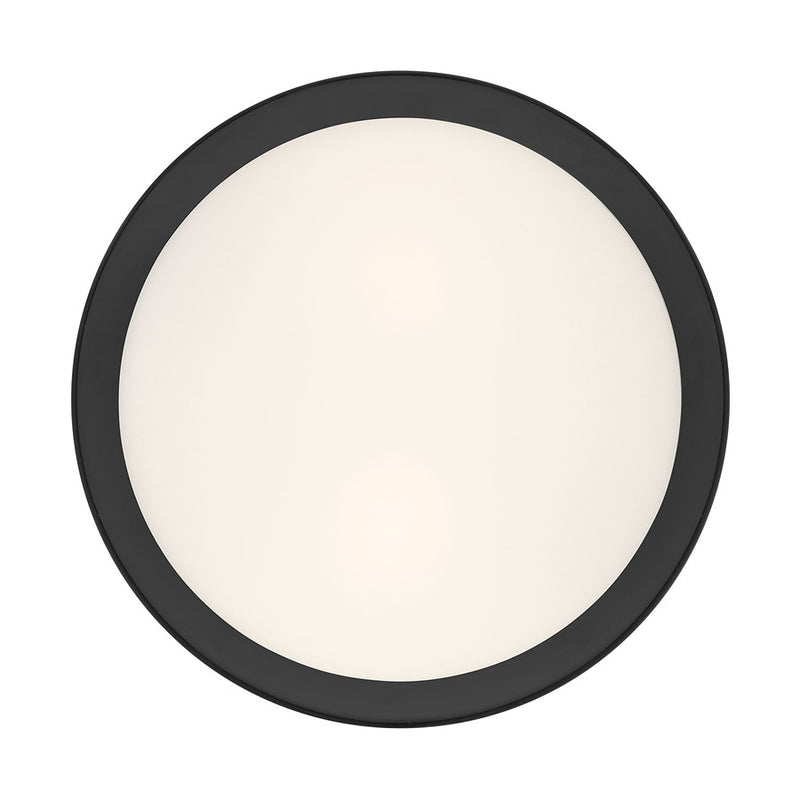 Millennium Lighting Corvella 3 Light Flush Mount, Matte Black