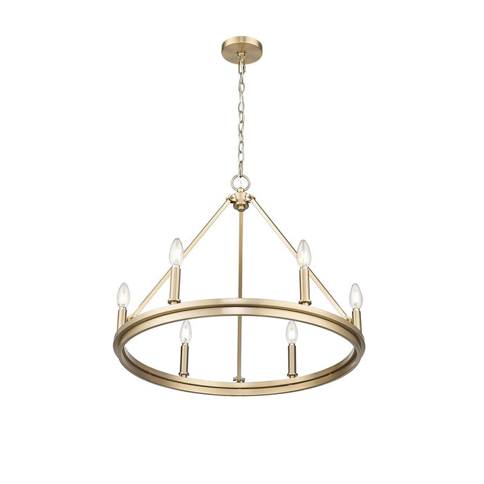 Millennium Lighting Carruth 6Lt Chandelier, Modern Gold
