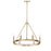 Millennium Lighting Carruth 6Lt Chandelier, Modern Gold