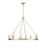 Millennium Lighting Carruth 8Lt Chandelier, Modern Gold - 9508-MG