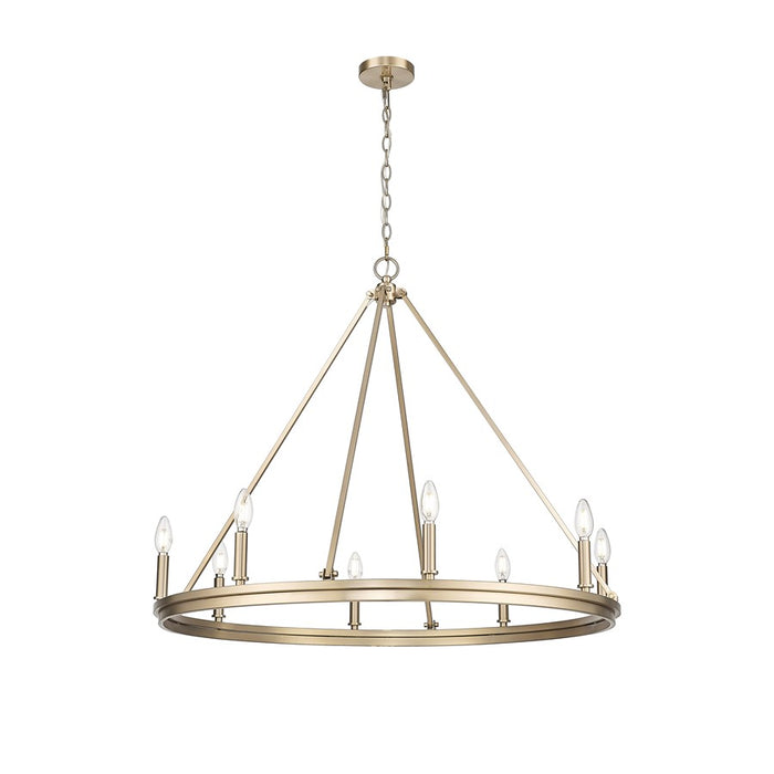 Millennium Lighting Carruth 8Lt Chandelier, Modern Gold
