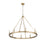 Millennium Lighting Carruth 8Lt Chandelier, Modern Gold