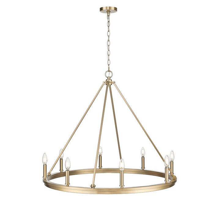 Millennium Lighting Carruth 8Lt Chandelier, Modern Gold