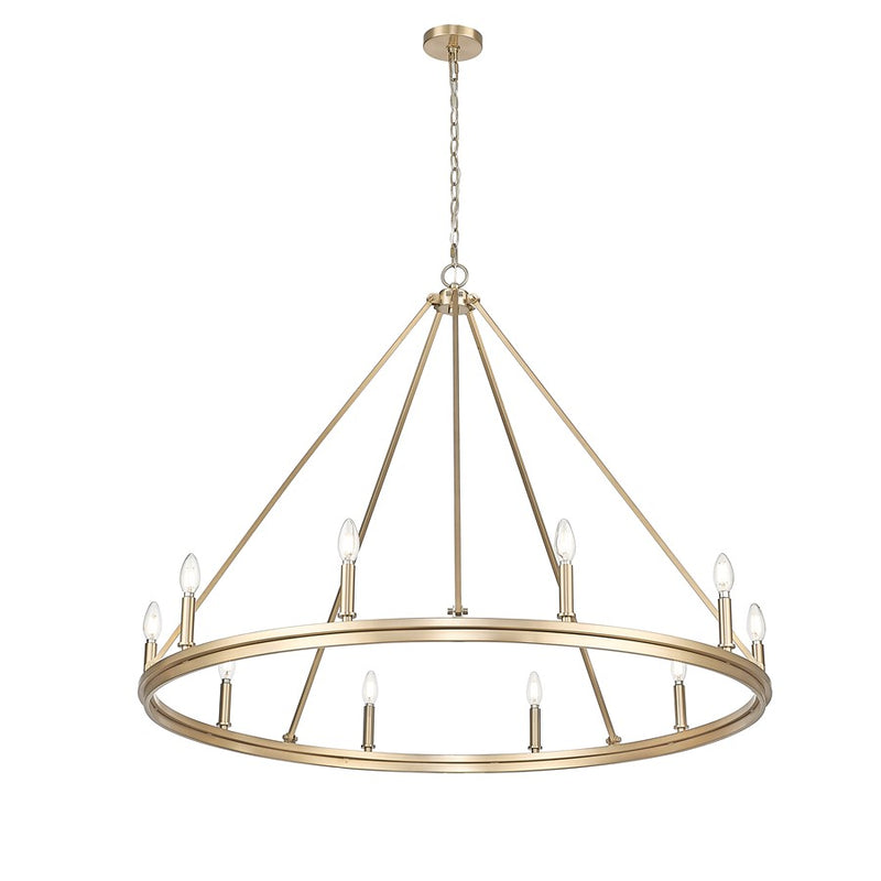 Millennium Lighting Carruth 1Lt Chandelier, Modern Gold