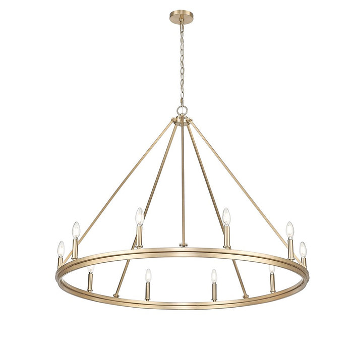 Millennium Lighting Carruth 1Lt Chandelier, Modern Gold