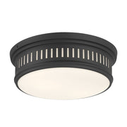 Millennium Lighting Velune 2 Light Flush Mount, Matte Black - 95102-MB