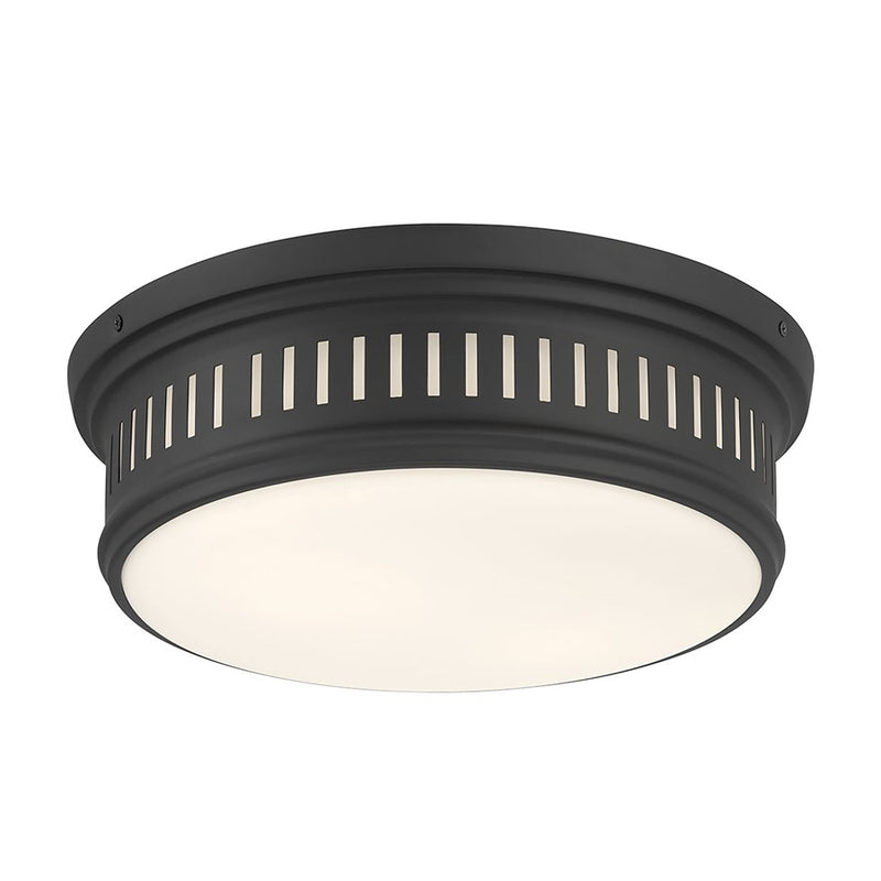 Millennium Lighting Velune 2 Light Flush Mount, Matte Black - 95102-MB