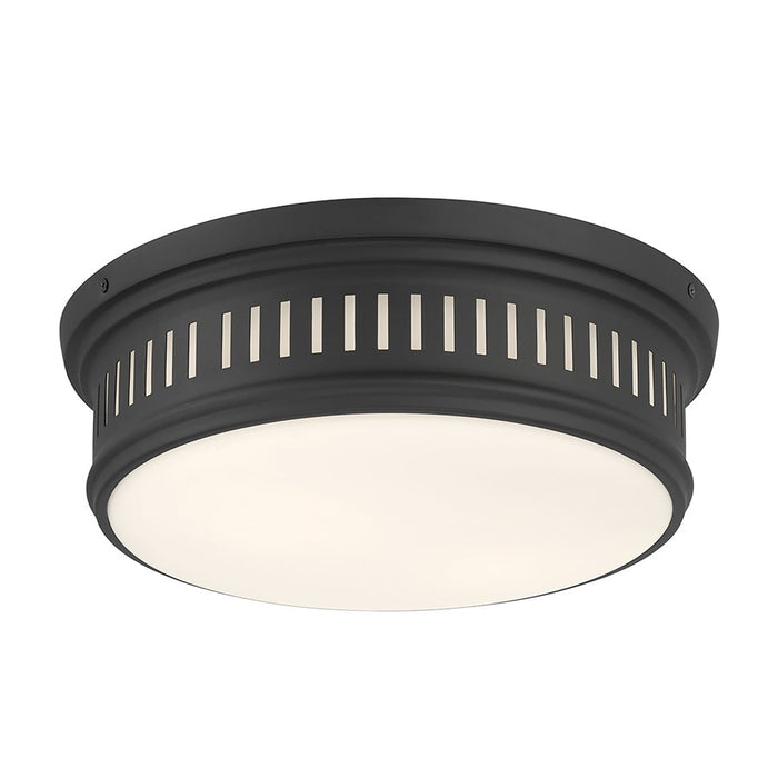 Millennium Lighting Velune 2 Light Flush Mount, Matte Black - 95102-MB
