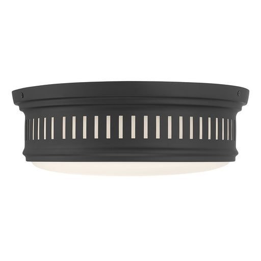 Millennium Lighting Velune 2 Light Flush Mount, Matte Black